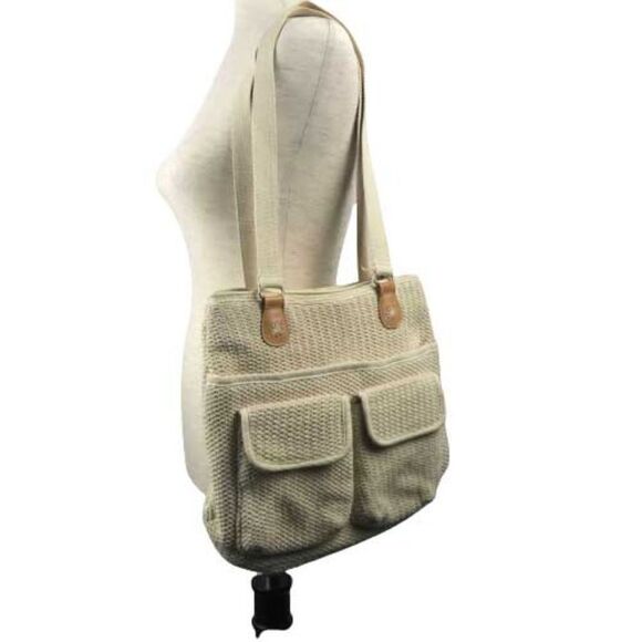 Woven Crocheted Summer Handbag - Picture 2 of 9